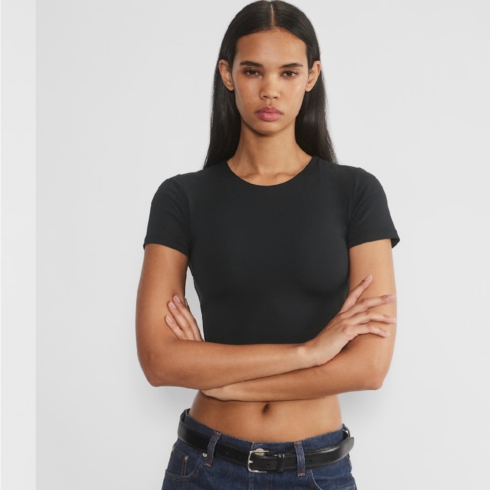 Babaton Black Crop Top